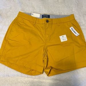 Yellow old navy shorts